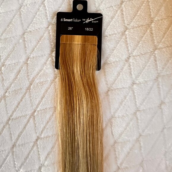~ NEW~ FIVE (5) packs of 26" ash blonde tape-in hair extensions - Picture 3 of 8